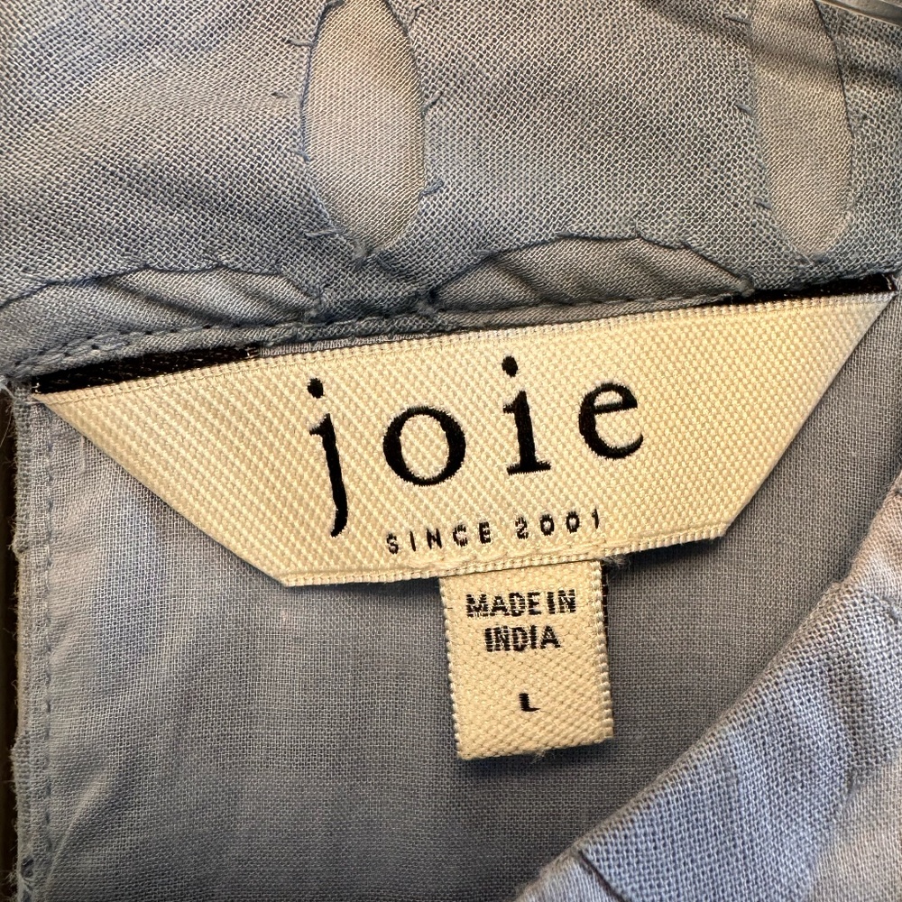 NWOT Joie Decosta Eyelet Halterneck Maxi Dress, Size L - Picture 9 of 11